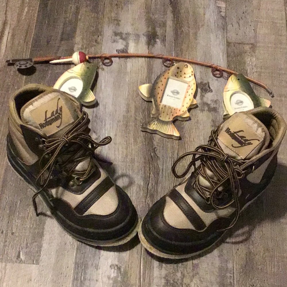 Lady Hodgman Fly Fishing Boots Felt Bottom size 7